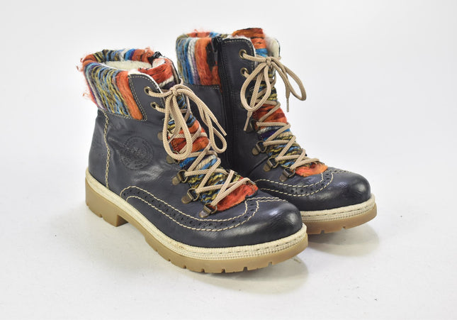 Rieker Damen Stiefelette Boots EUR 37 Nr. 24-A 3317-Schuh-Gebraucht-secondhand