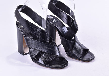 Dolce&Gabbana Damen Sandale Sandalette EUR 38 Nr. 24-SD 966-Schuh-Gebraucht-secondhand