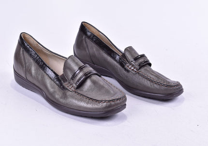 Waldläufer Damen Halbschuhe Slipper Ballerinas UK 4,5 Nr. 24-F 1816-Schuh-Gebraucht-secondhand
