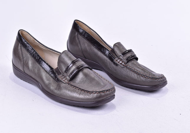 Waldläufer Damen Halbschuhe Slipper Ballerinas UK 4,5 Nr. 24-F 1816-Schuh-Gebraucht-secondhand