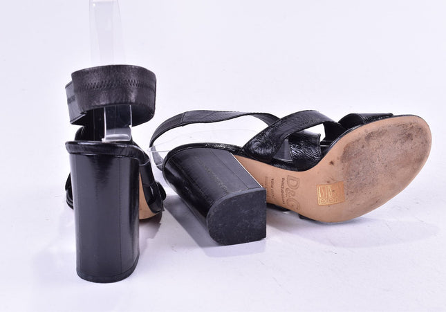 Dolce&Gabbana Damen Sandale Sandalette EUR 38 Nr. 24-SD 966-Schuh-Gebraucht-secondhand