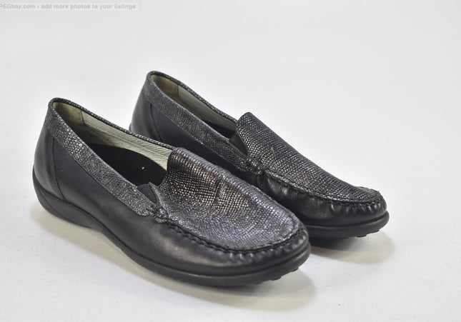 Waldläufer Damen Halbschuhe Slipper Ballerinas UK 5 Nr. 25-J 2230-Schuh-Gebraucht-secondhand