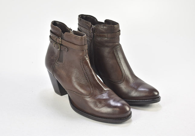 Venturini Damen Stiefelette Boots EUR 38 Nr. 24-M 1317-Schuh-Gebraucht-secondhand