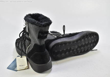 Pepe Jeans  Damen Stiefelette Boots  EUR 38 Nr. 25-B 4174