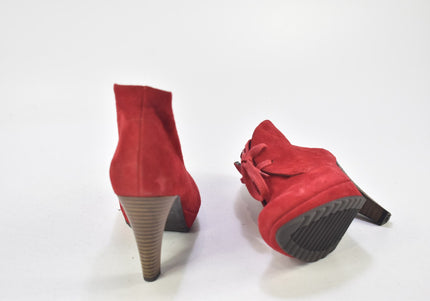 Paul Green Damen Stiefelette Boots UK 4 Nr. 24-U 834-Schuh-Gebraucht-secondhand