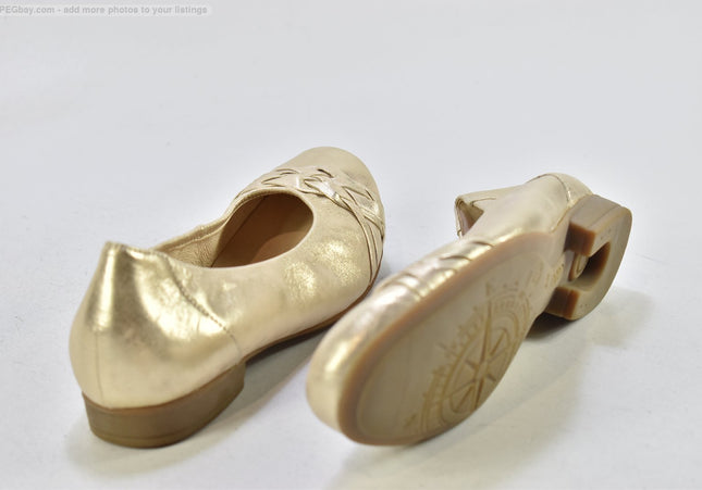 Gabor Damen Halbschuhe Slipper Ballerinas UK 4,5 Nr. 25-T 1173-gebrauchte Schuhe-Second hand-SchuhGebraucht