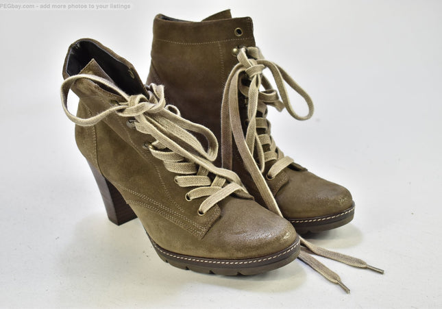 Paul Green Damen Stiefelette Boots UK 5,5 Nr. 25-B 944-gebrauchte Schuhe-Second hand-SchuhGebraucht