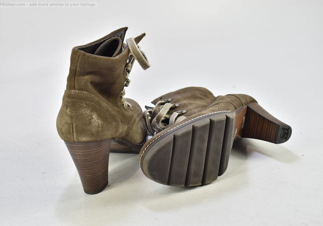 Paul Green Damen Stiefelette Boots UK 5,5 Nr. 25-B 944-gebrauchte Schuhe-Second hand-SchuhGebraucht
