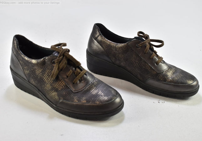 Solidus Damen Halbschuhe Freizeitschuhe UK 4,5 Nr. 25-A 117-Schuh-Gebraucht-secondhand
