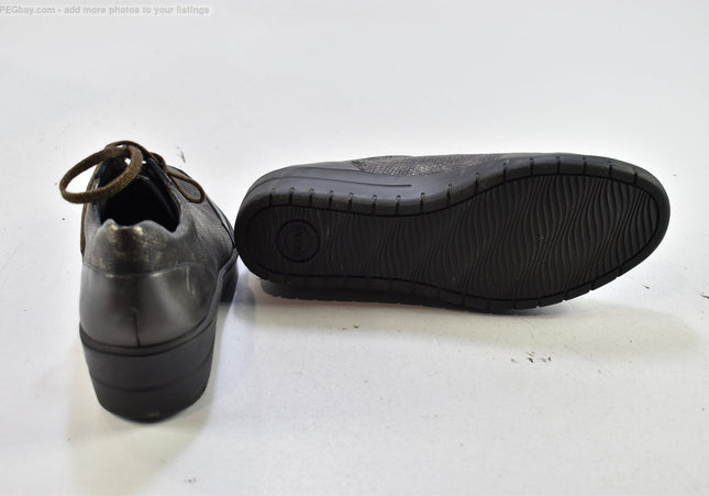 Solidus Damen Halbschuhe Freizeitschuhe UK 4,5 Nr. 25-A 117-Schuh-Gebraucht-secondhand