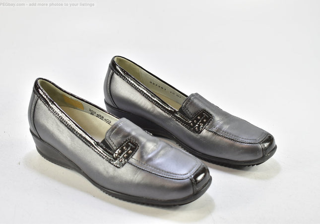Waldläufer Damen Halbschuhe Slipper Ballerinas UK 5,5 Nr. 25-M 3217-Schuh-Gebraucht-secondhand