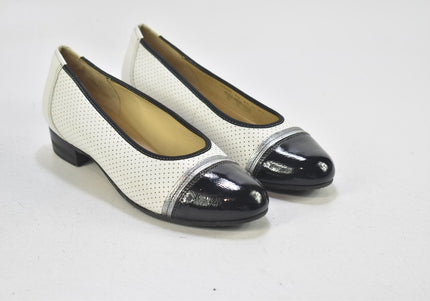 Hassia Fermo Damen Halbschuhe Slipper Ballerinas UK 2,5 Nr. 24-X 1891-Schuh-Gebraucht-secondhand