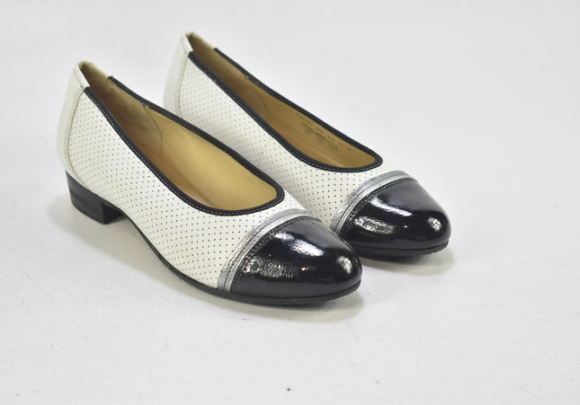 Hassia Fermo Damen Halbschuhe Slipper Ballerinas UK 2,5 Nr. 24-X 1891-Schuh-Gebraucht-secondhand