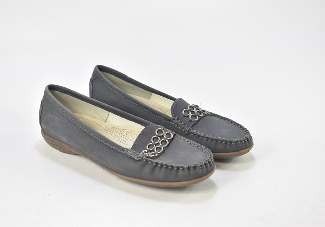 Jenny by Ara Damen Halbschuhe Slipper Ballerinas UK 4,5 Nr. 24-U 1077-Schuh-Gebraucht-secondhand
