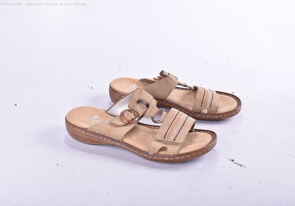 Rieker Damen Sandale Pantolette EUR 37 Nr. 25-S 2919-SchuhGebraucht