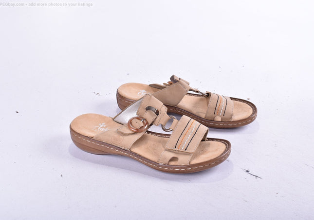 Rieker Damen Sandale Pantolette EUR 37 Nr. 25-S 2919-SchuhGebraucht