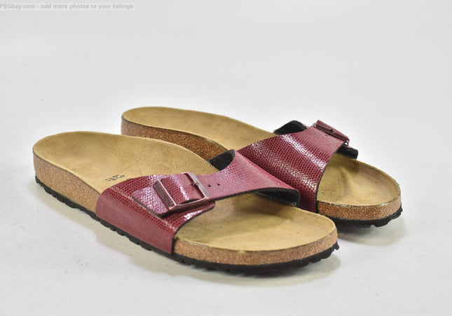 Birkenstock Schmal Madrid Damen Sandale Pantolette  EUR 43 Nr. 25-V 1696