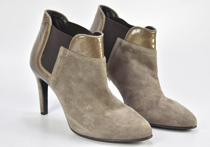 Franco Russo Damen Stiefelette Boots EUR 39 Nr. 23-Y 1007-Schuh-Gebraucht-secondhand