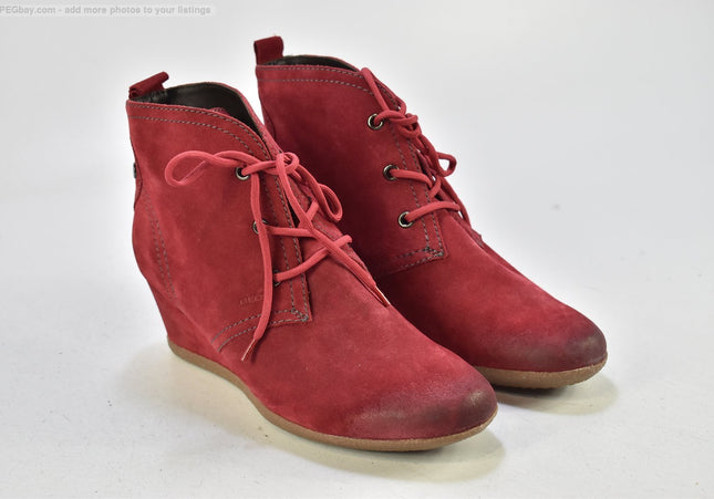 Geox Damen Stiefelette Boots EUR 39 Nr. 25-B 949-gebrauchte Schuhe-Second hand-SchuhGebraucht