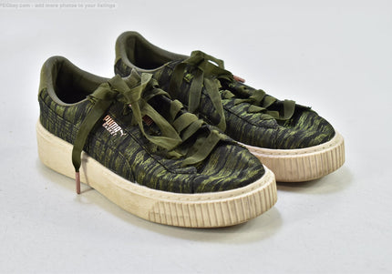 Puma Basket Damen Sportschuhe Sneaker EUR 37,5 Nr. 25-T 1570-gebrauchte Schuhe-Second hand-SchuhGebraucht