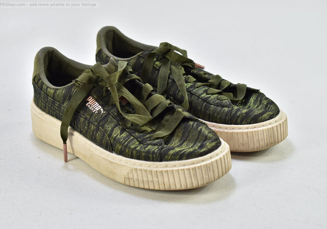 Puma Basket Damen Sportschuhe Sneaker EUR 37,5 Nr. 25-T 1570-gebrauchte Schuhe-Second hand-SchuhGebraucht