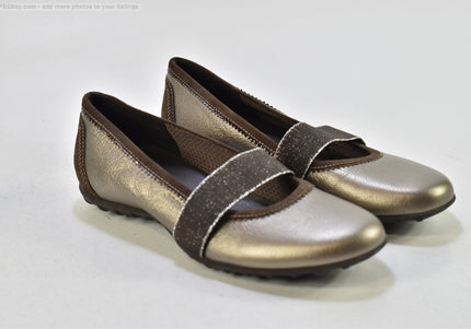 Geox  Damen Halbschuhe Slipper Ballerinas  SL 24,5cm Nr. 25-T 3274