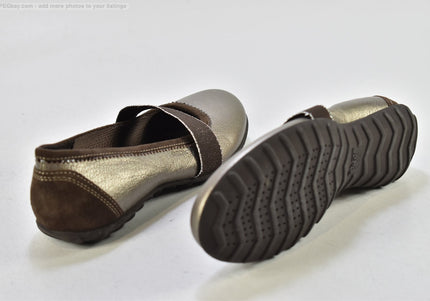 Geox  Damen Halbschuhe Slipper Ballerinas  SL 24,5cm Nr. 25-T 3274