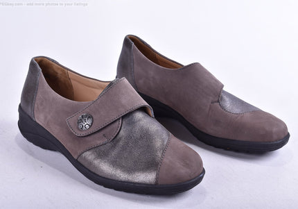 Solidus Karo Damen Halbschuhe Freizeitschuhe UK 7 Nr. 25-M 650-Schuh-Gebraucht-secondhand