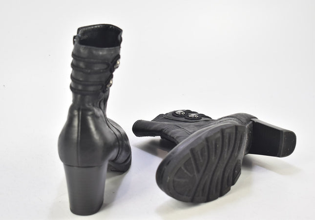 Gabor Damen Stiefelette Boots UK 4,5 Nr. 24-M 5370-Schuh-Gebraucht-secondhand