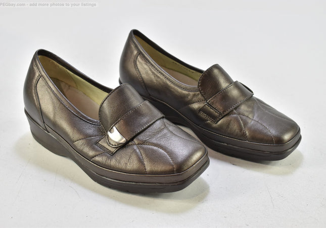 Waldläufer Damen Halbschuhe Slipper Ballerinas UK 2,5 Nr. 25-A 622-Schuh-Gebraucht-secondhand