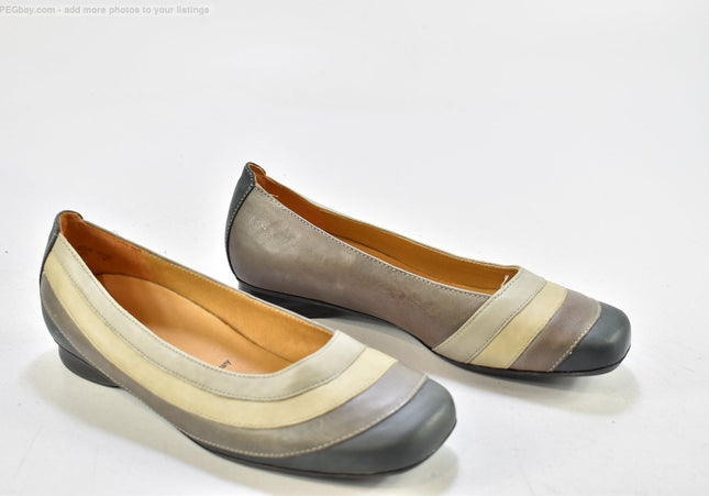 Theresia M. Damen Halbschuhe Slipper Ballerinas UK 4,5 Nr. 25-M 3222-Schuh-Gebraucht-secondhand