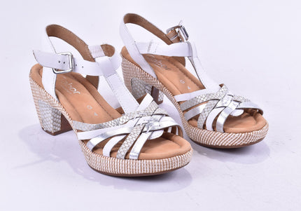 Gabor Damen Sandale Sandalette UK 4 Nr. 24-SD 975-Schuh-Gebraucht-secondhand