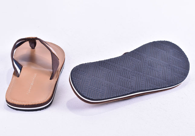 Tommy Hilfiger Herren Sandale Pantolette SL 27 cm Nr. 24-SD 4108-Schuh-Gebraucht-secondhand