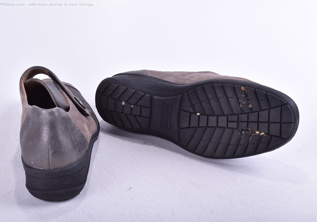 Solidus Karo Damen Halbschuhe Freizeitschuhe UK 7 Nr. 25-M 650-Schuh-Gebraucht-secondhand