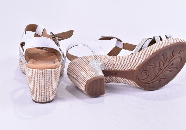Gabor Damen Sandale Sandalette UK 4 Nr. 24-SD 975-Schuh-Gebraucht-secondhand