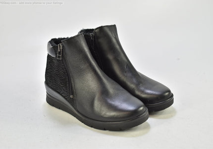 Damen Stiefelette Boots EUR 36 Nr. 25-B 951-gebrauchte Schuhe-Second hand-SchuhGebraucht