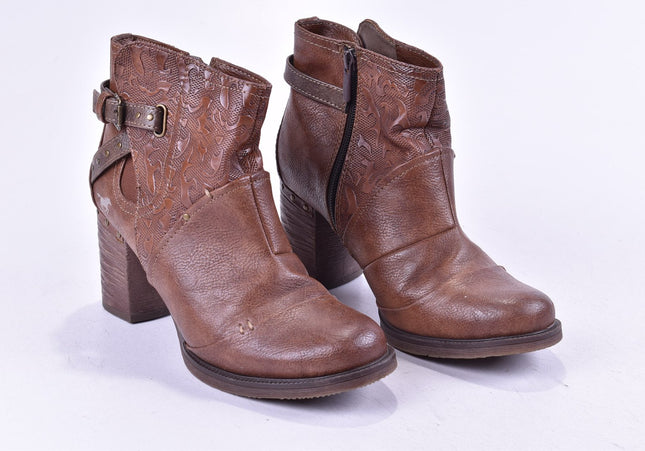 Mustang Damen Stiefelette Boots EUR 39 Nr. 24-J 5289-Schuh-Gebraucht-secondhand