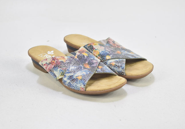 Rieker Damen Sandale Pantolette EUR 36 Nr. 25-S 223-Schuh-Gebraucht-secondhand