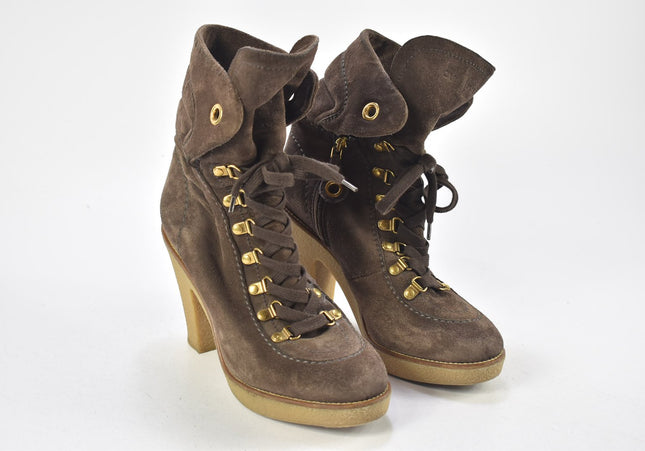 Car Shoe Damen Stiefelette Boots EUR 38 Nr. 24-M 5372-Schuh-Gebraucht-secondhand