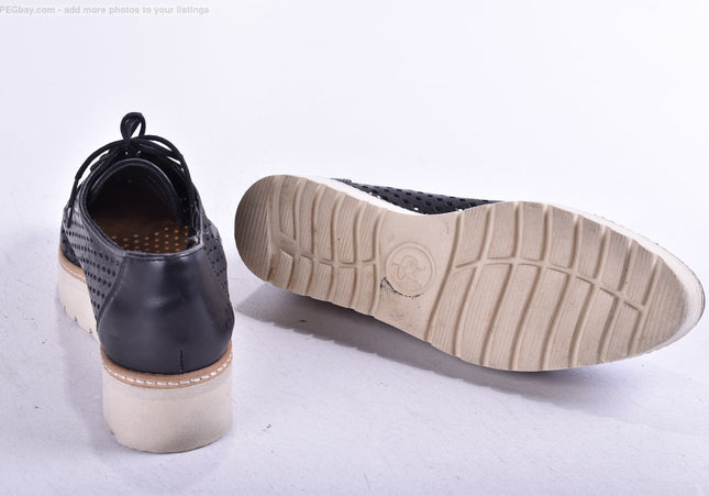 Marc O´Polo Damen Halbschuhe Freizeitschuhe UK 4,5 Nr. 25-M 652-Schuh-Gebraucht-secondhand