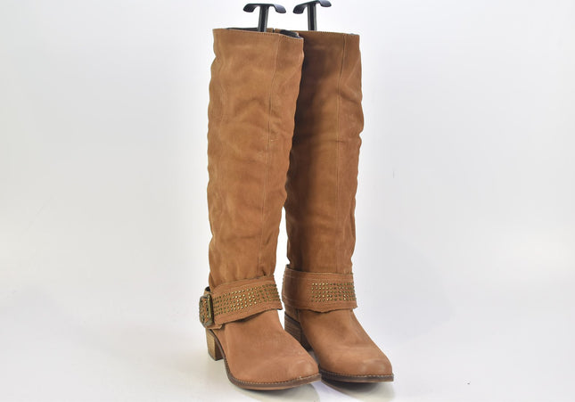 SPM Damen Stiefel Stiefelette Boots EUR 39 Nr. 24-B 4519-Schuh-Gebraucht-secondhand