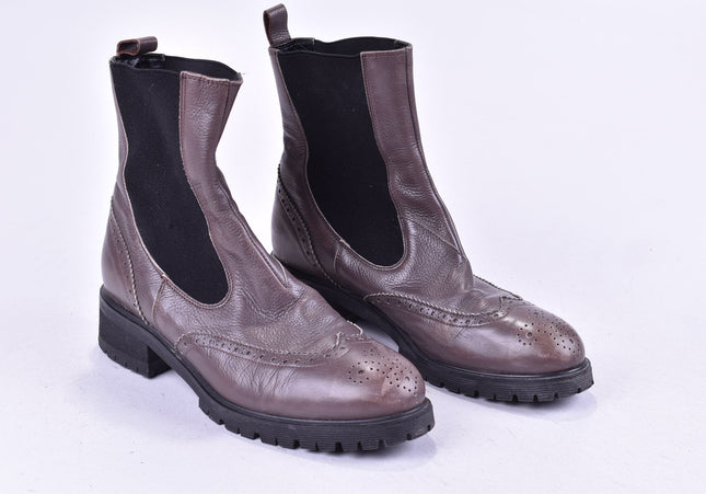 Damen Stiefelette Boots EUR 37,5 Nr. 24-A 669-Schuh-Gebraucht-secondhand