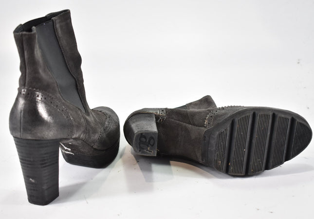 Paul Green Damen Stiefelette Boots UK 5,5 Nr. 24-A 4027-Schuh-Gebraucht-secondhand