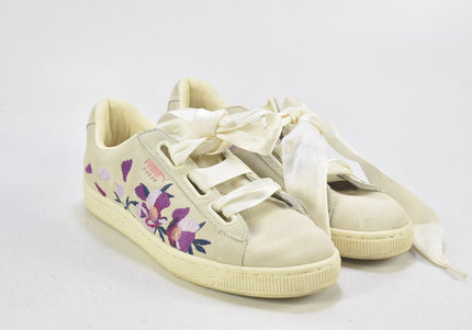 Puma Suede Damen Sportschuhe Sneaker EUR 38,5 Nr. 24-X 605-Schuh-Gebraucht-secondhand