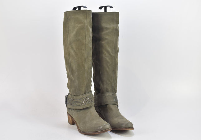 SPM Damen Stiefel Stiefelette Boots EUR 39 Nr. 24-B 4521-Schuh-Gebraucht-secondhand