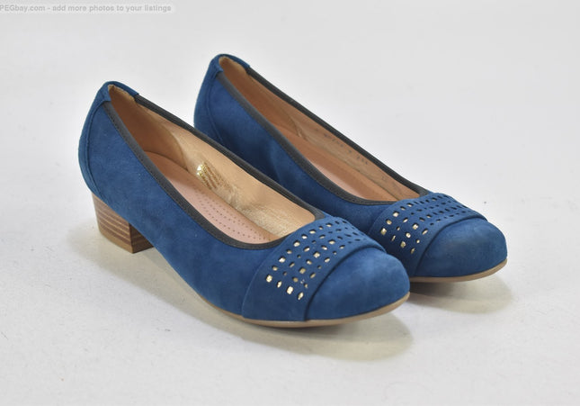 Naturläufer Damen Pumps High Heels UK 4 Nr. 25-F 1780-Schuh-Gebraucht-secondhand