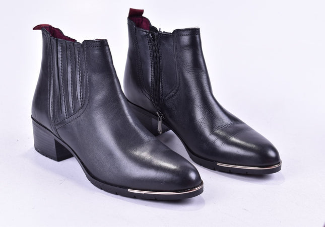 Marco Tozzi Damen Stiefelette Boots SL 27 cm Nr. 24-J 4196-Schuh-Gebraucht-secondhand