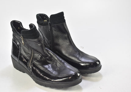 Waldläufer Damen Stiefelette Boots UK 8 Nr. 24-B 315-Schuh-Gebraucht-secondhand
