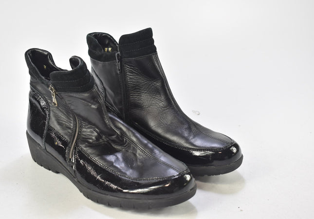 Waldläufer Damen Stiefelette Boots UK 8 Nr. 24-B 315-Schuh-Gebraucht-secondhand