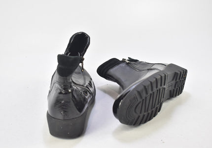 Waldläufer Damen Stiefelette Boots UK 8 Nr. 24-B 315-Schuh-Gebraucht-secondhand